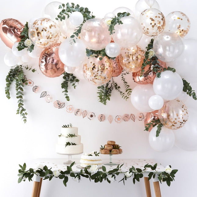 Rose Gouden Ballonnenboog DIY Set van Ginger Ray koop je bij Partywinkel