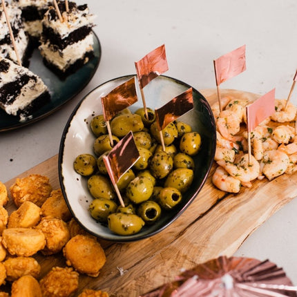 Rose Gouden Cocktailprikkers 50st van WeFiesta koop je bij Partywinkel