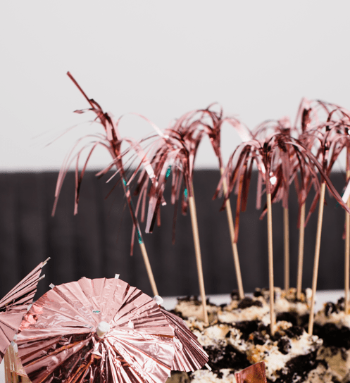 Rose Gouden Cocktailprikkers Parasol Lang 10st van WeFiesta koop je bij Partywinkel