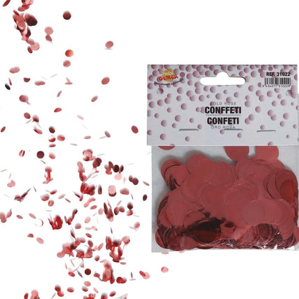 Rose Gouden Confetti 1,5cm 15g van Fiestas Guirca koop je bij Partywinkel