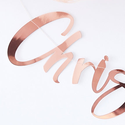 Rose Gouden Doopfeest Slinger Christening 1,5m van Ginger Ray koop je bij Partywinkel