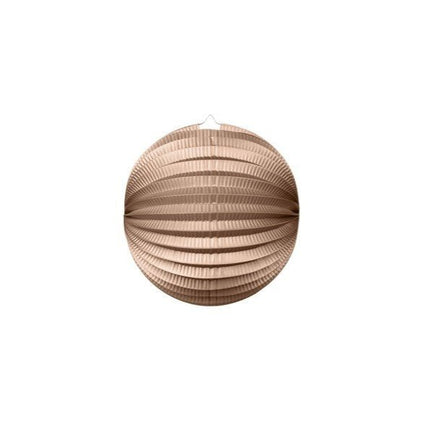 Rose Gouden Lampion Metallic 25cm van WeFiesta koop je bij Partywinkel