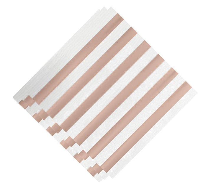 Rose Gouden Servetten 33cm 12st van Fiestas Guirca koop je bij Partywinkel