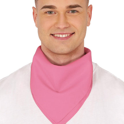 Roze Bandana 54cm van Fiestas Guirca koop je bij Partywinkel