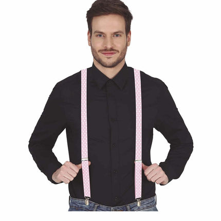 Roze Bretels Stippen van Fiestas Guirca koop je bij Partywinkel