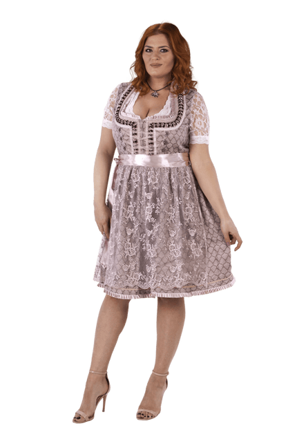 Roze Dirndl Jurk Oktoberfest Dames 2 Delig van Haus Huberts koop je bij Partywinkel