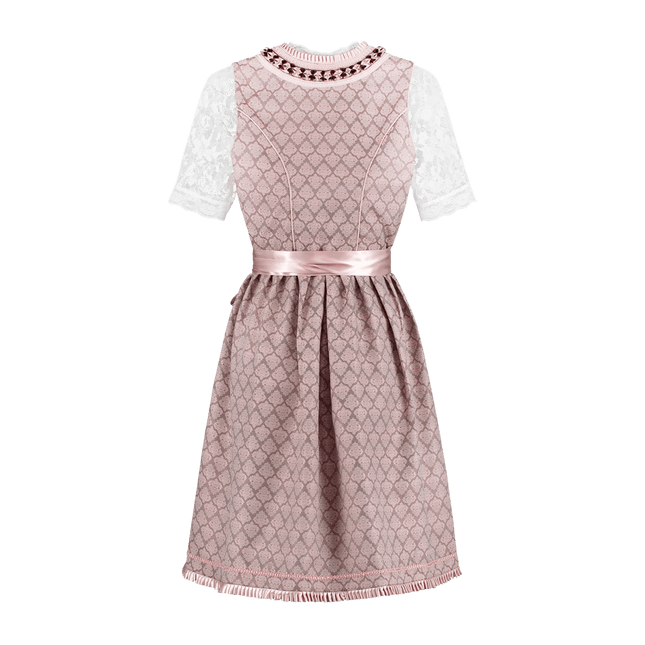 Roze Dirndl Jurk Oktoberfest Dames 2 Delig van Haus Huberts koop je bij Partywinkel