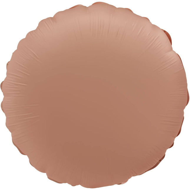 Roze Helium Ballon Rond Leeg 45cm van Folat koop je bij Partywinkel