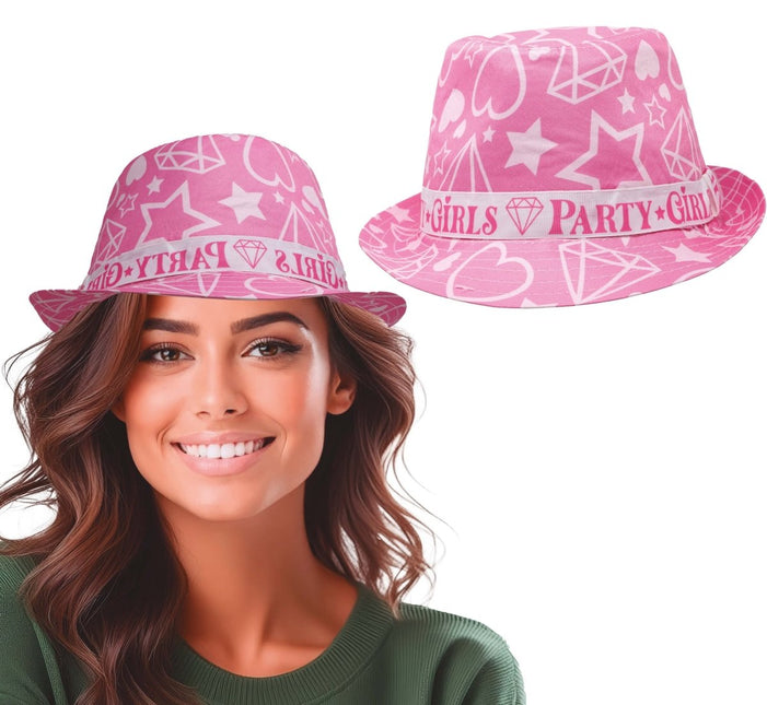 Roze Hoed Party Girls van Fiestas Guirca koop je bij Partywinkel