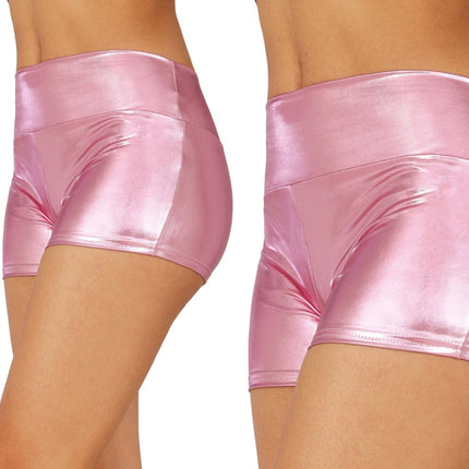 Roze Korte Broek Metallic van Fiestas Guirca koop je bij Partywinkel