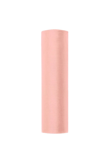 Roze Pastel Organza Stof 16cm 9m van Partydeco koop je bij Partywinkel
