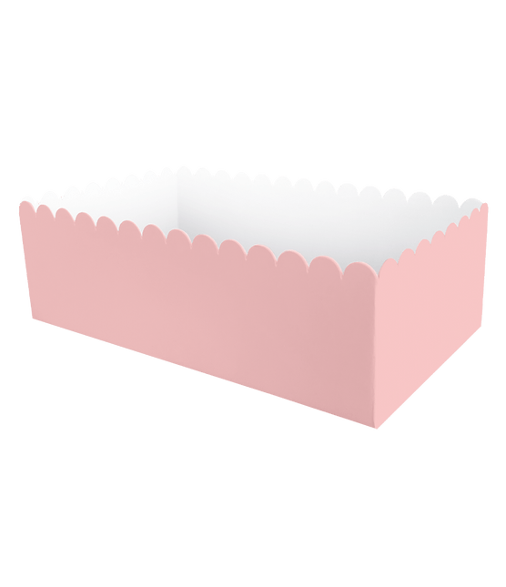 Roze Snackbakje 12,5cm 8st van Paper Dreams koop je bij Partywinkel