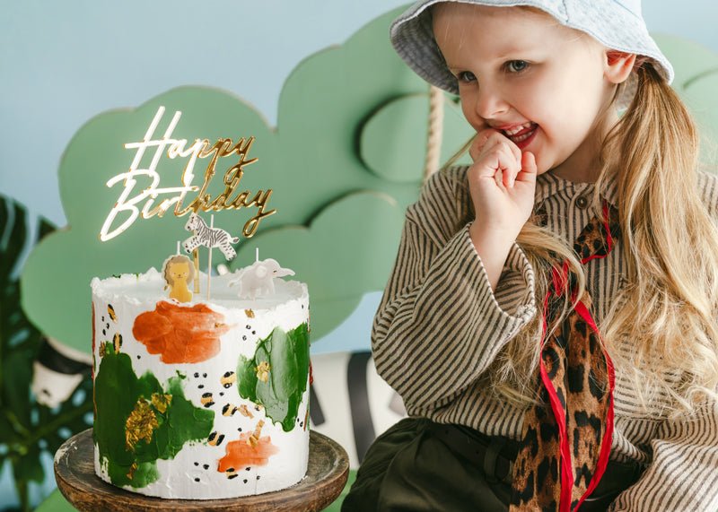 Safari Kaarsen 4,2cm 3 delig van Partydeco koop je bij Partywinkel