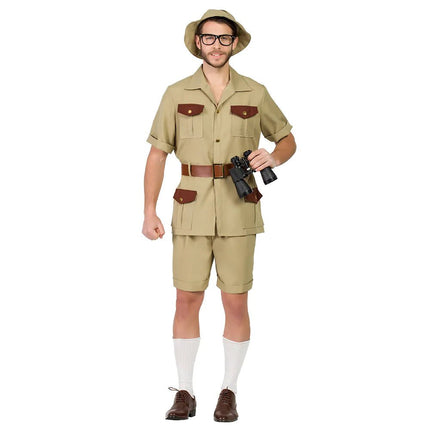 Safari Kostuum Beige Heren van Boland koop je bij Partywinkel