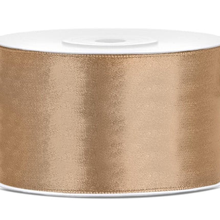 Satijn Lint Goud 38mm 25m van Partydeco koop je bij Partywinkel