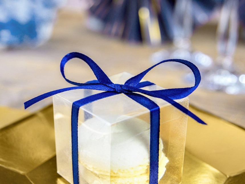 Satijn Lint Koninklijk Blauw 6mm 25m van Partydeco koop je bij Partywinkel