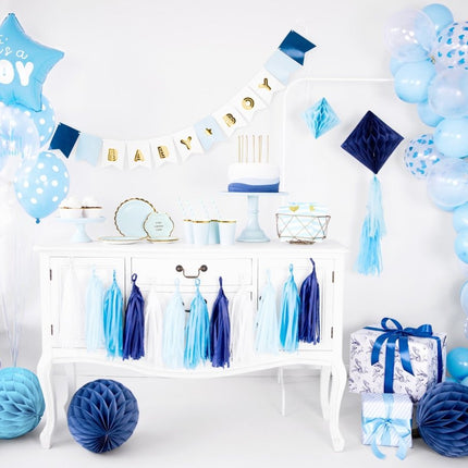Satijn Lint Lichtblauw 38mm 25m van Partydeco koop je bij Partywinkel