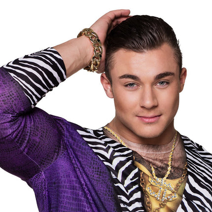 Schakelarmband Goud van Boland koop je bij Partywinkel