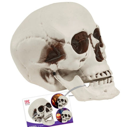 Schedel met Beweegbare Kaak 12cm van Widmann koop je bij Partywinkel