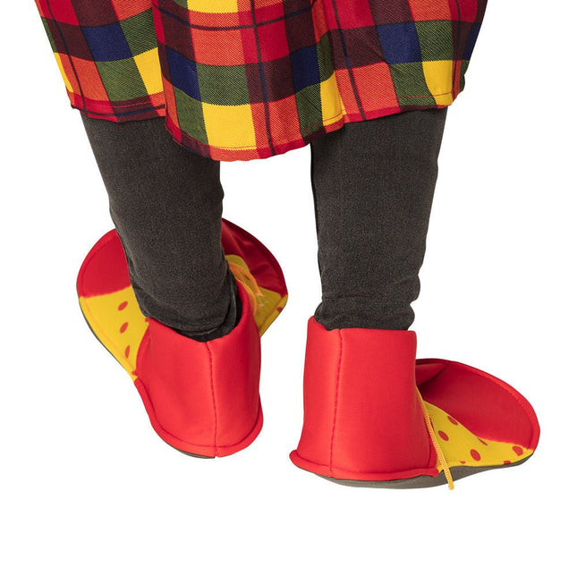 Schoenen Clown Stof 2st van Boland koop je bij Partywinkel