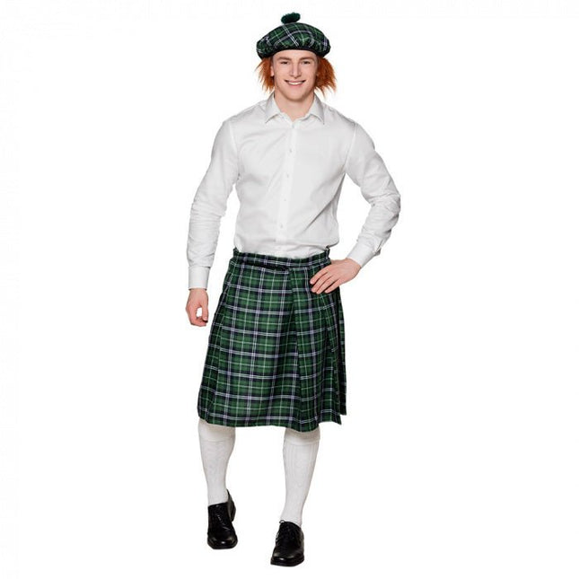 Schotse Kilt Groen van Boland koop je bij Partywinkel