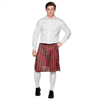Schotse Kilt Rood van Boland koop je bij Partywinkel