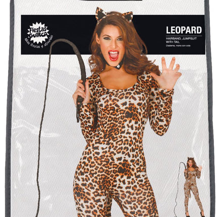 Second Skin Pak Luipaard Dames van Fiestas Guirca koop je bij Partywinkel