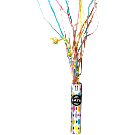 Serpentine Stick Harlekijn Party - 20cm van Folat koop je bij Partywinkel