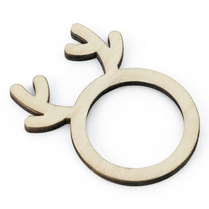 Servet Ringen 4cm 6st van Partydeco koop je bij Partywinkel