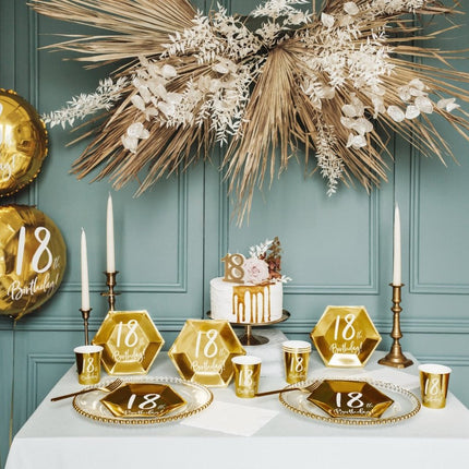 Servetten 18 Jaar Wit 33cm 20st van Partydeco koop je bij Partywinkel