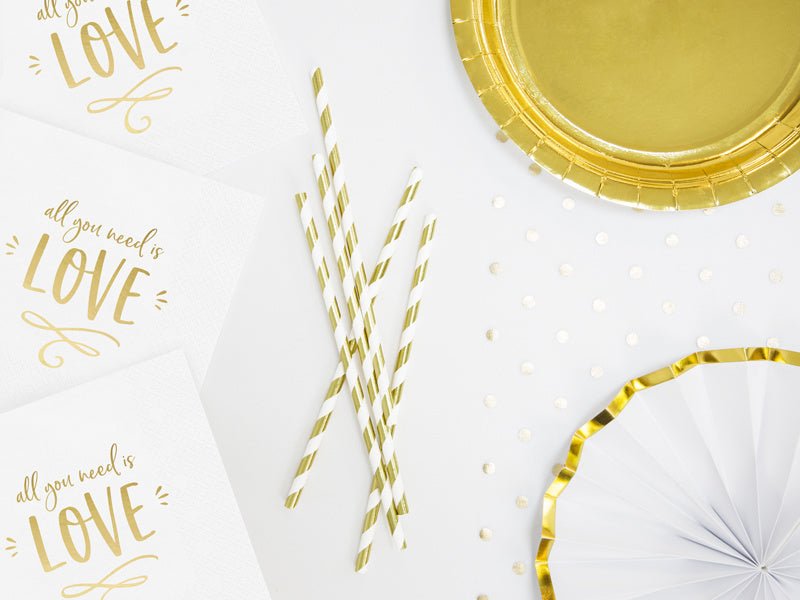 Servetten All You Need Is Love 33cm 20st van Partydeco koop je bij Partywinkel