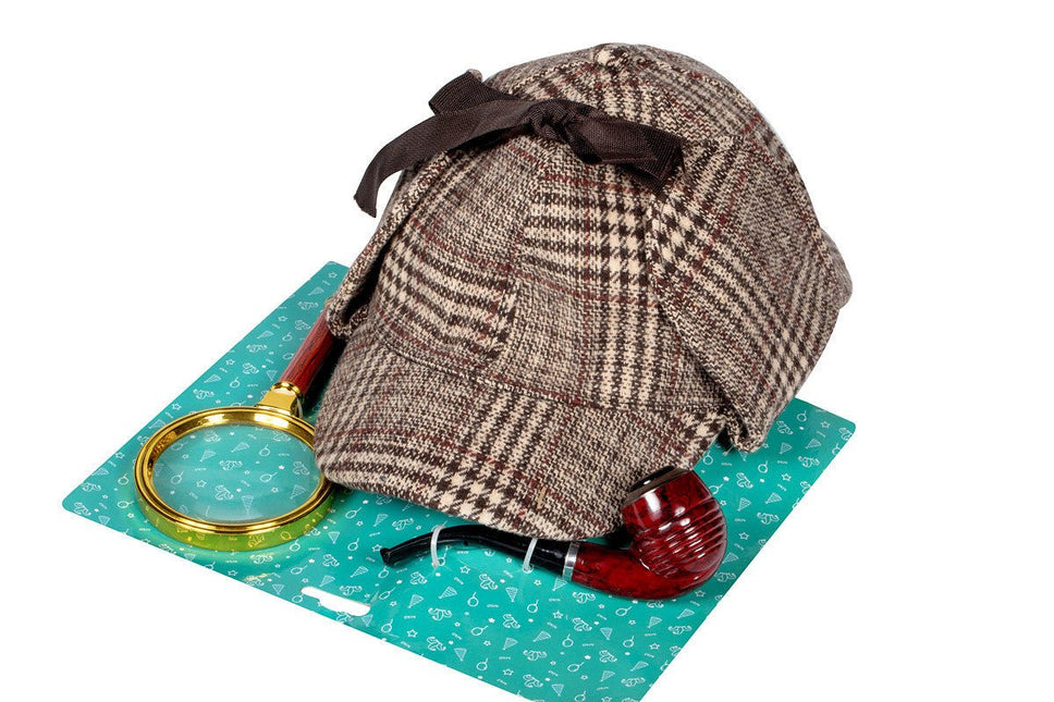 Set detective (pet/pijp/vergrootglas) van Wilbers & Wilbers koop je bij Partywinkel