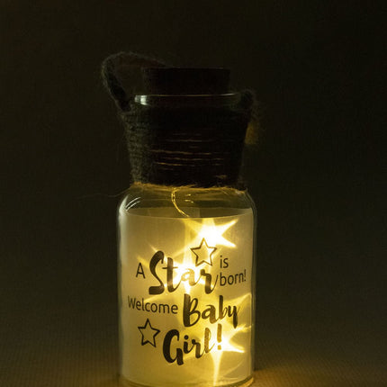 Sfeerlampje Baby Girl 14cm van Paper Dreams koop je bij Partywinkel