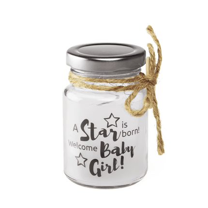 Sfeerlampje Welkom Baby Girl 14cm van Paper Dreams koop je bij Partywinkel