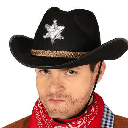 Sheriff Cowboyhoed van Fiestas Guirca koop je bij Partywinkel