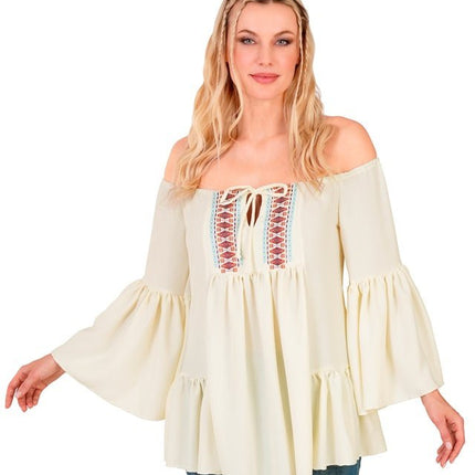 Shirt Hippie / Plattelands Dames van Widmann koop je bij Partywinkel
