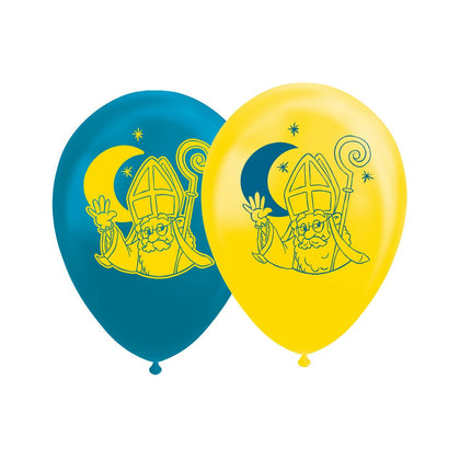 Sinterklaas Ballonnen 30cm 8st van WeFiesta koop je bij Partywinkel