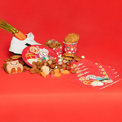 Sinterklaas Borden Papier 23cm 10st van Boland koop je bij Partywinkel