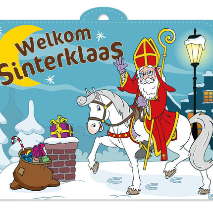 Sinterklaas Deurbord 40cm van WeFiesta koop je bij Partywinkel