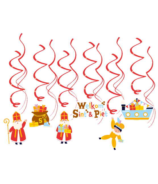 Sinterklaas Hangdecoratie 70cm van Paper Dreams koop je bij Partywinkel