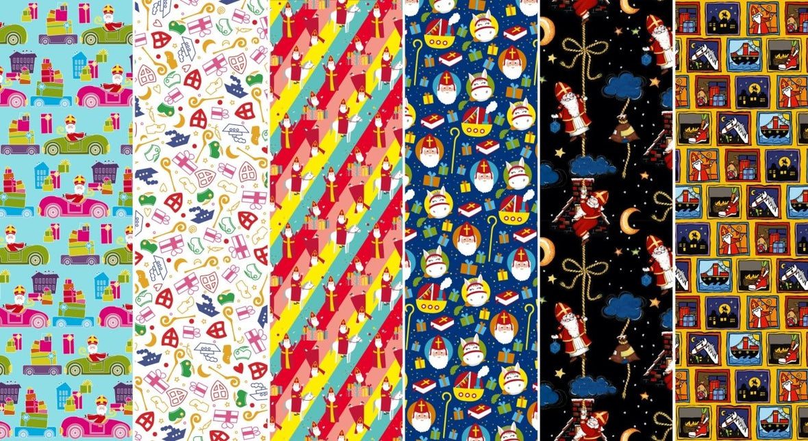 Sinterklaas Inpakpapier 2m van WeFiesta koop je bij Partywinkel