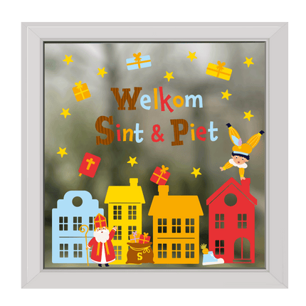 Sinterklaas Raamstickers van Paper Dreams koop je bij Partywinkel