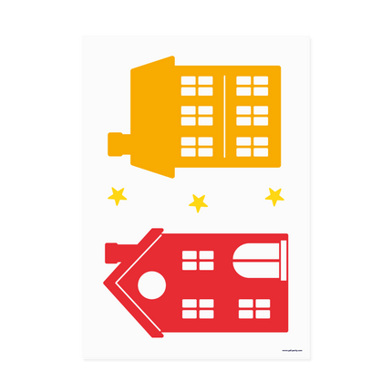 Sinterklaas Raamstickers van Paper Dreams koop je bij Partywinkel