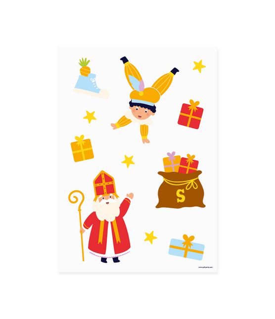Sinterklaas Raamstickers van Paper Dreams koop je bij Partywinkel