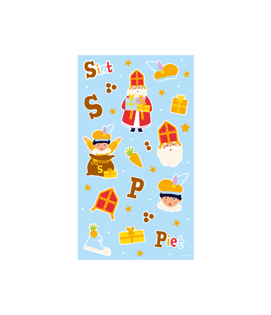 Sinterklaas Stickervellen 4st van Paper Dreams koop je bij Partywinkel