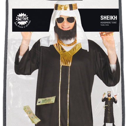Sjeik Kostuum Zwart Heren van Fiestas Guirca koop je bij Partywinkel