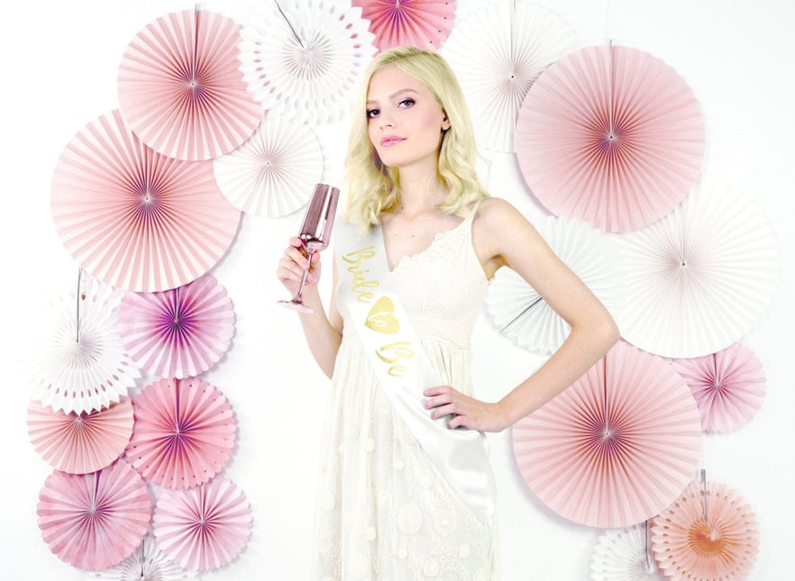 Sjerp Bride To Be Wit 75cm van Partydeco koop je bij Partywinkel