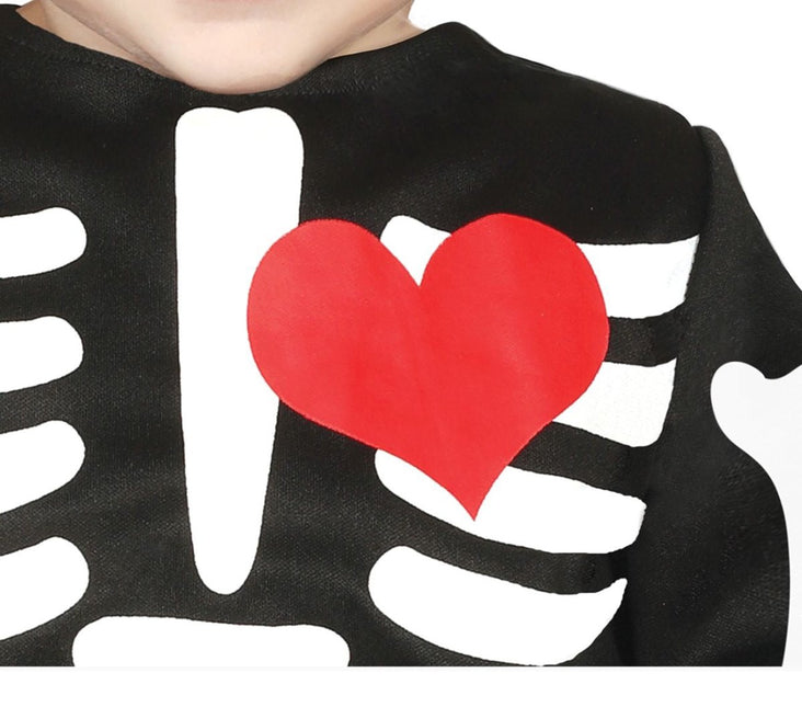 Skelet Halloween Kostuum Baby Tutu van Fiestas Guirca koop je bij Partywinkel