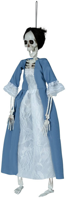 Skelet Hangdecoratie Met Jurk 40cm van Fiestas Guirca koop je bij Partywinkel