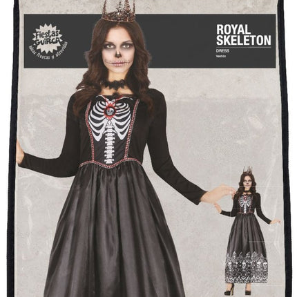 Skeleten Jurk Dames zwart van Fiestas Guirca koop je bij Partywinkel